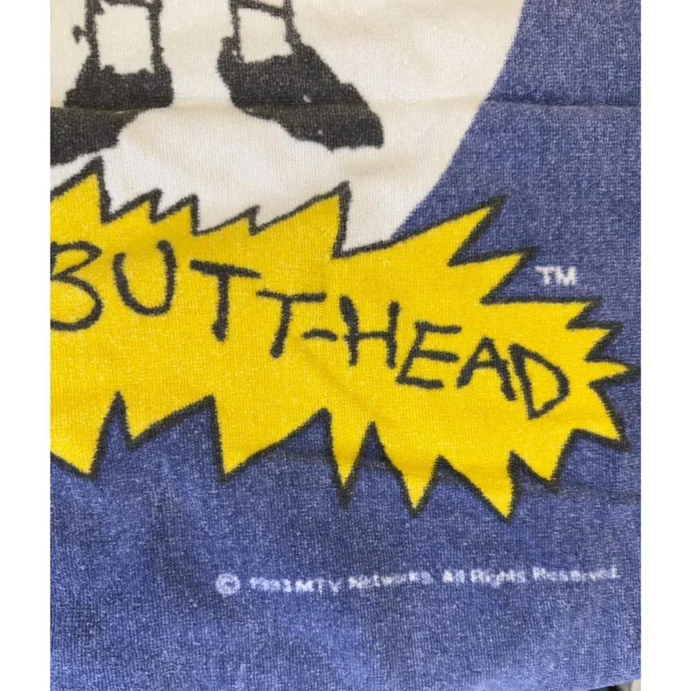 Vintage 1993 Beavis & Butthead Beach Towel MTV 28